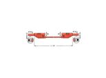 Elma Instruments Test lead - 2711 blue 100cm