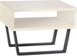 Nachttisch Hasena "Jose", Weiß (Buche Weiß Deckend, Lackiert), B:50Cm H:36Cm T:41Cm, Tische, Nachttisch