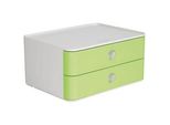 HAN Schubladenbox Smart Box ALLISON grün 1120-80, DIN A5 mit 2 Schubladen