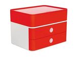 HAN Schubladenbox Smart Box plus ALLISON rot 1100-17, DIN A5 mit 3 Schubladen