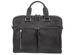 Alassio Aktentasche CAMPO Leder schwarz 47032