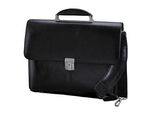 Alassio Aktentasche FAENZA Leder schwarz 47011