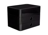 HAN Schubladenbox Smart Box plus ALLISON schwarz 1100-13, DIN A5 mit 3 Schubladen