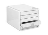 HAN Schubladenbox iBox weiß 1551-12, DIN C4 mit 5 Schubladen