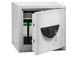BURG WÄCHTER Sicherheitsschrank WS Office 801 K Sicherheitsstufe B nach VDMA 24992 lichtgrau 64,1 x 55,4 x 62,6 cm