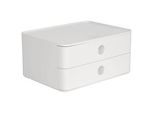 HAN Schubladenbox Smart Box ALLISON weiß 1120-12, DIN A5 mit 2 Schubladen