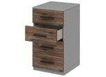 röhr quantum Schubladenschrank eiche 4 Schubladen 40,0 x 41,9 x 76,5 cm