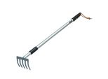 Siena Garden Rastrello Telescopico Piccolo In Metallo Leggero, Argento