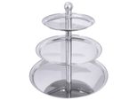 Etagere, A Tre Livelli, In Acciaio Inox, Lucido, Di Alta Qualità
