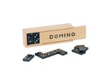 Goki 15335 Domino In Scatola Di Legno, Nero (1 Pezzo)