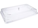 Piastra Gn Con Coperchio Coperchio In Plastica San Trasparente, Forma Piatta Con Manopola, Vassoio In San Bianco, Resistente Alla Temperatura Da -40°C A 90°C