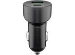 Dual-Usb Auto SchnellladegeräT USB-C Pd (Power Delivery) Schwarz
