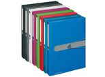 Herlitz 11206141 Herlitz Sammelbox Easy Orga To Go, Din A4, Blau Transparent