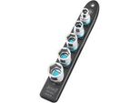 Smartrail 1/2" SteckschlüSseleinsatz-Satz Sechskant, 5-Teilig Schwarz, Sw 10 - Sw 22, Kurz"