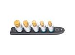 Smartrail 1/2" SteckschlüSseleinsatz-Satz Innensechskant, 5-Teilig Schwarz, 12Mm - 22Mm, Kurz"