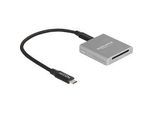 USB Type-C Card Reader für SD Express (SD 7.1) Speicherkarten, Kartenleser aluminium