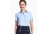 Sol's Camicetta Da Donna A Maniche Corte Per Il Tempo Libero, Camicia Top, Taglia:M, Colore:Argento