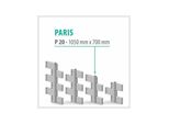 Paris Weiß - Badheizkörper Handtuchheizkörper Handtuchheizung Höhe: 1050 mm