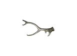 Lex Deko Tisch- & Wand Deko Hirschgeweih Ca. 27 X 10 X 67 Cm Silber