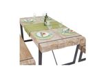 Esszimmertisch MCW-A15, Esstisch Tisch, Tanne Holz Rustikal Massiv Mvg-Zertifiziert ~ Naturfarben 80X160X90Cm