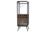 Weinregal MCW-C91, Flaschenregal Barschrank WeinstäNder FüR 10 Flaschen, Tanne Holz Vintage 157X57X38Cm
