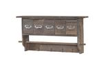 KüChenregal MCW-C49, Haushaltsregal Regal, Vintage Mit 5 Schubladen 32X65X13Cm ~ Braun