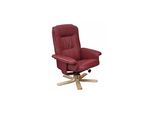 Relaxsessel Fernsehsessel Sessel Ohne Hocker H56 Kunstleder Mvg-Zertifiziert ~ Bordeaux