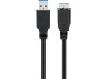 Usb 3.2 Gen 1 Kabel, USB-A Stecker > Micro-Usb Stecker (Typ B) Schwarz, 1,8 Meter, Superspeed