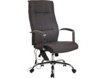 CLP BüRostuhl Portland Stoff Mit Massagefunktion Farbe:Dunkelgrau;Material:Stoff