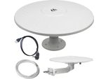 Antenna Antenna Multidirezionale Da Esterno Antenna Tv Attiva Camper - DVB-T/T2 H.265 Hevc