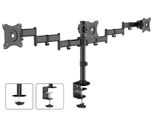 Braccio Per Monitor Da Tavolo Triplo Braccio Per Monitor A 360° Supporto Universale Per Monitor Da 13-27 Pollici