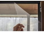 Zanzariera In Velcro 130X150 Cm Bianco, Nastro Adesivo Per Zanzariera