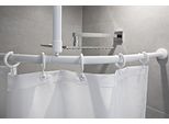 Binario Ad Arco In Alluminio Senza Barriere Bianco 90X90 Cm