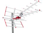 Antenna Per Esterni Antenna Tv Antenna Per Tetti DVB-T/T2 H.265 Hevc Max 100DbµV Uhf/Vhf Filtro Lte (Attivo)