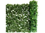 Costway Pianta Artificiale Muro Siepe Edera Foglie Privacy Schermo Siepe Pianta Frangivento Per Giardino Decorazione 150 X 300 Cm