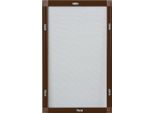 Zanzariera Zanzariera Marrone Scuro Telaio In Alluminio Zanzariera 120X140 Cm