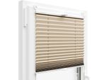 Tenda Plissettata Con Staffa Di Fissaggio (Beige, 40X150 Cm)