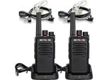 Retevis RT668 Radio Con Auricolare, 16 Canali, Ctcss/Dcs, Radio Pmr Con Squelch Vox, Radio Ricaricabile Da 3KM Per Il Campeggio E L'escursionismo