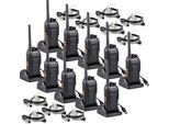 Radio Retevis RT27 Con Cuffie, Walkie Talkie PMR446 Con Caricatore Usb, 16 Canali Ctcss/Dcs, Crittografia Dcs, Vox, Radio Per Servizi Di Sicurezza, Scuole, Cantieri, Supermercati（10Er）