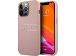 Guess Guhcp13Xpsasbpi Iphone 13 Pro Max6,7 RóżOwy/Pink Hardcase Saffiano Stripe