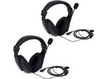 Retevis R114 Cuffie Trasmettitore Over-The-Ear Vox Con Riduzione Del Rumore 2Pin Compatibile Con Walkie Talkie RT24 RT27 RT21 RT22 RT15 RT28 RT617 RT618 RT619 BF-88E Kenwood (2 Pcs)