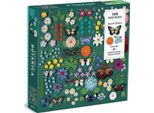 Galison Puzzle Quadrato Farfalla Botanica 500 Pezzi