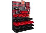 Sistema Di Stoccaggio Scaffale A Parete 576 X 780 Mm Parete Attrezzi 28 Pezzi Scatole Impilabili In Plastica