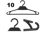 Appendino 10 Pezzi Per Abiti Appendino Universale Nero 31 Cm
