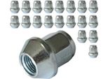 20X Dado Ruota M12X1,25 60° Collare Conico Chiuso SW17 Compatibile Con Chevrolet Matiz Spark