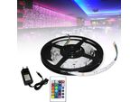 Tolletour 2M Led Striscia Luminosa Striscia Luminosa Striscia Luminosa Led Catena Rgb Led Striscia Striscia Cambio Colore 30Leds IP20 Con 24 Pulsanti Telecomando