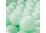 Kiddymoon 700 ∅ 7Cm Palle Da Gioco Per Bambini Plain Kids Play Ball Bagno Palle Di Plastica Eu, Menta