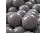 Kiddymoon 50 Palline Da Gioco ∅ 7Cm Per Neonati E Bambini Palline Da Bagno In Plastica Eu, Grigio