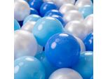 Kiddymoon Kids 200 Palline ∅ 7Cm Palline Da Gioco Per Il Bagno A Palline Palline Di Plastica Per Bambini Eu, Baby Blue/Blue/Pearl
