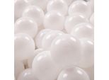 Kiddymoon 300 Palline Da Gioco ∅ 7Cm Per Neonati E Bambini Palline Da Bagno In Plastica Eu, Bianco